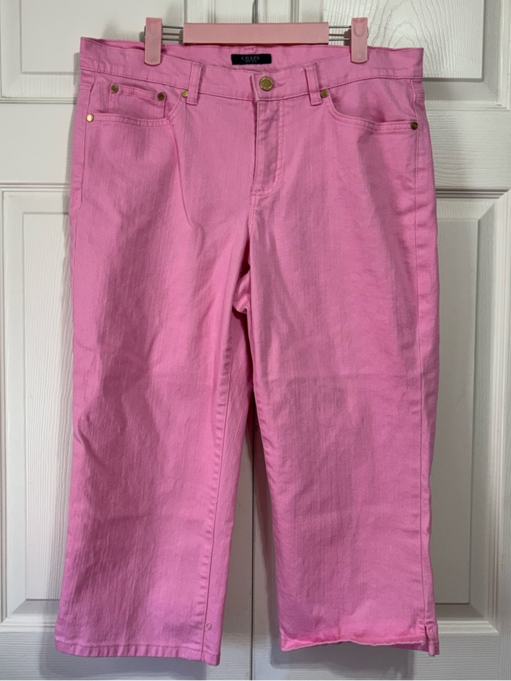 Chaps Pink Cropped Jeans